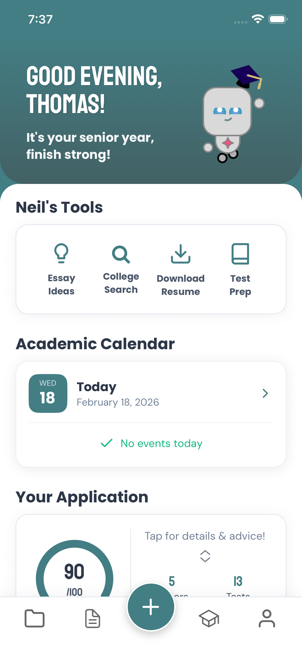 See your whole process at a glance on mobile