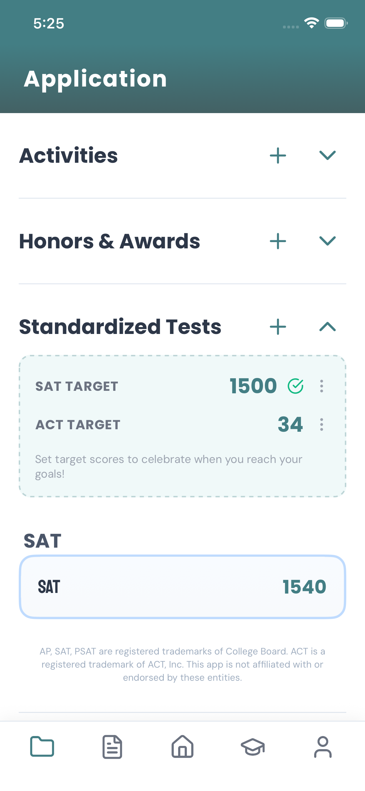 Track every score on mobile
