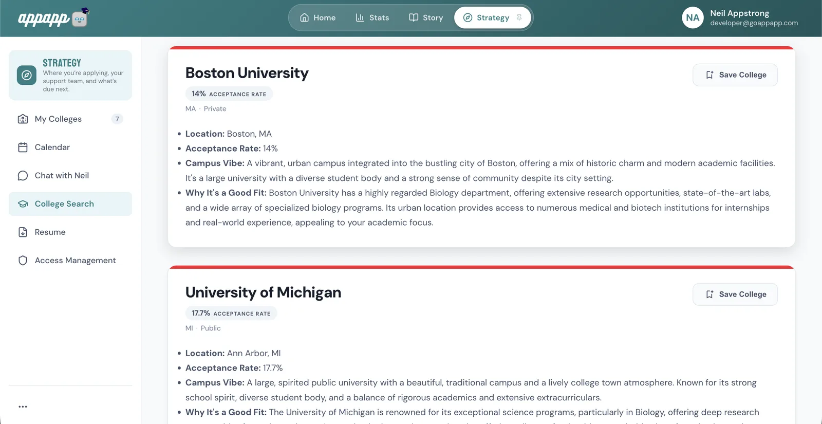 Build a College List That Fits You